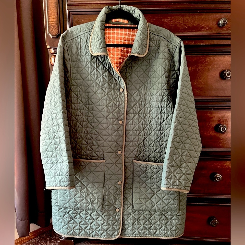 Lands End Quilted Reversible Jacket size 2X